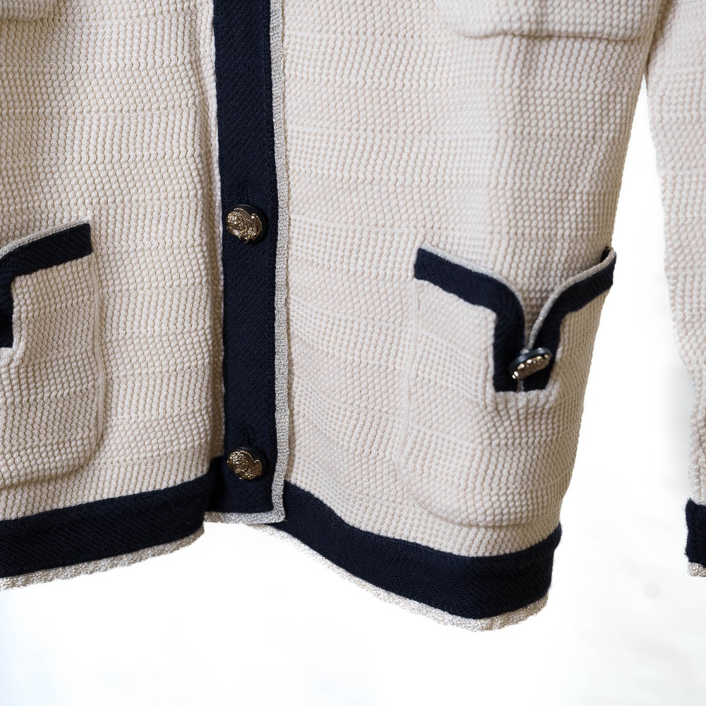Chanel Cardigan con profili a contrasto - immagine 4
