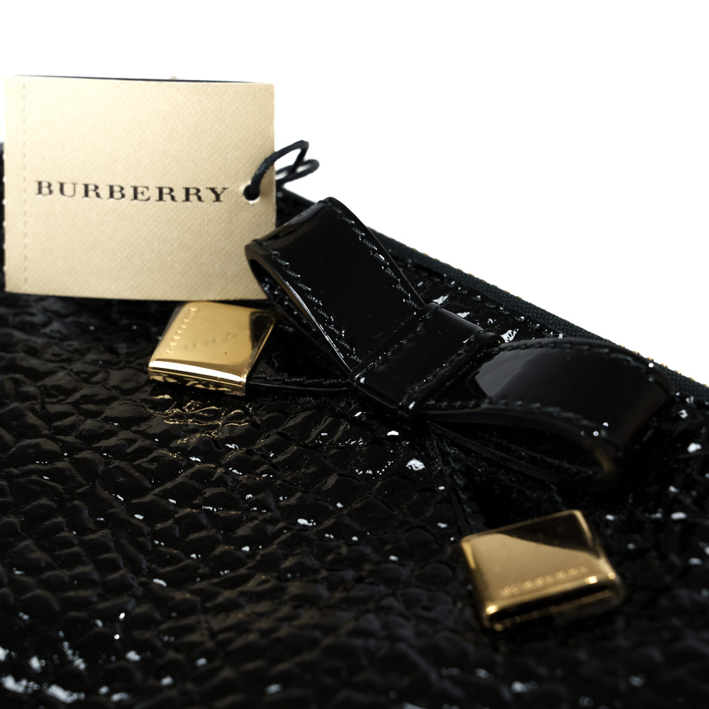 Burberry Peyton pochette a tracolla in vernice matelassé - immagine 6