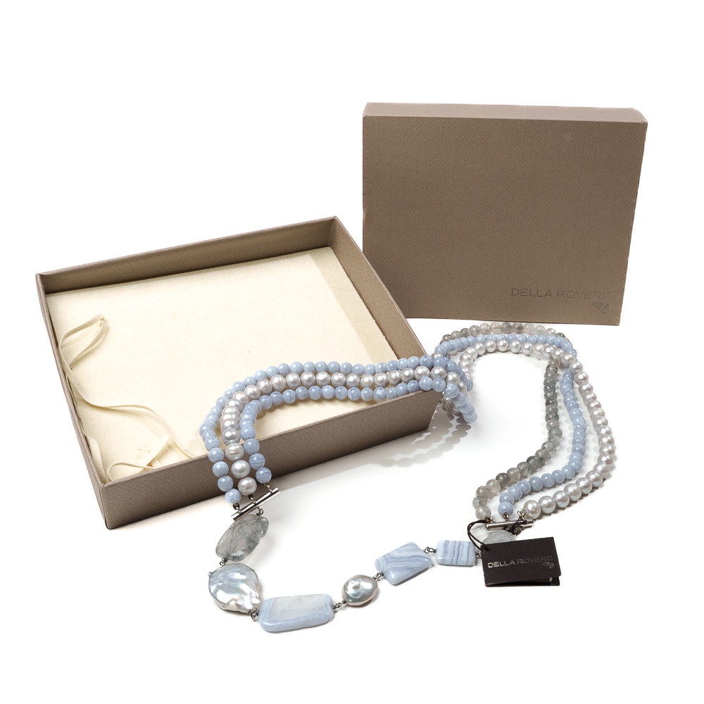 Della Rovere Collana in argento 925 e pietre dure naturali - immagine 2