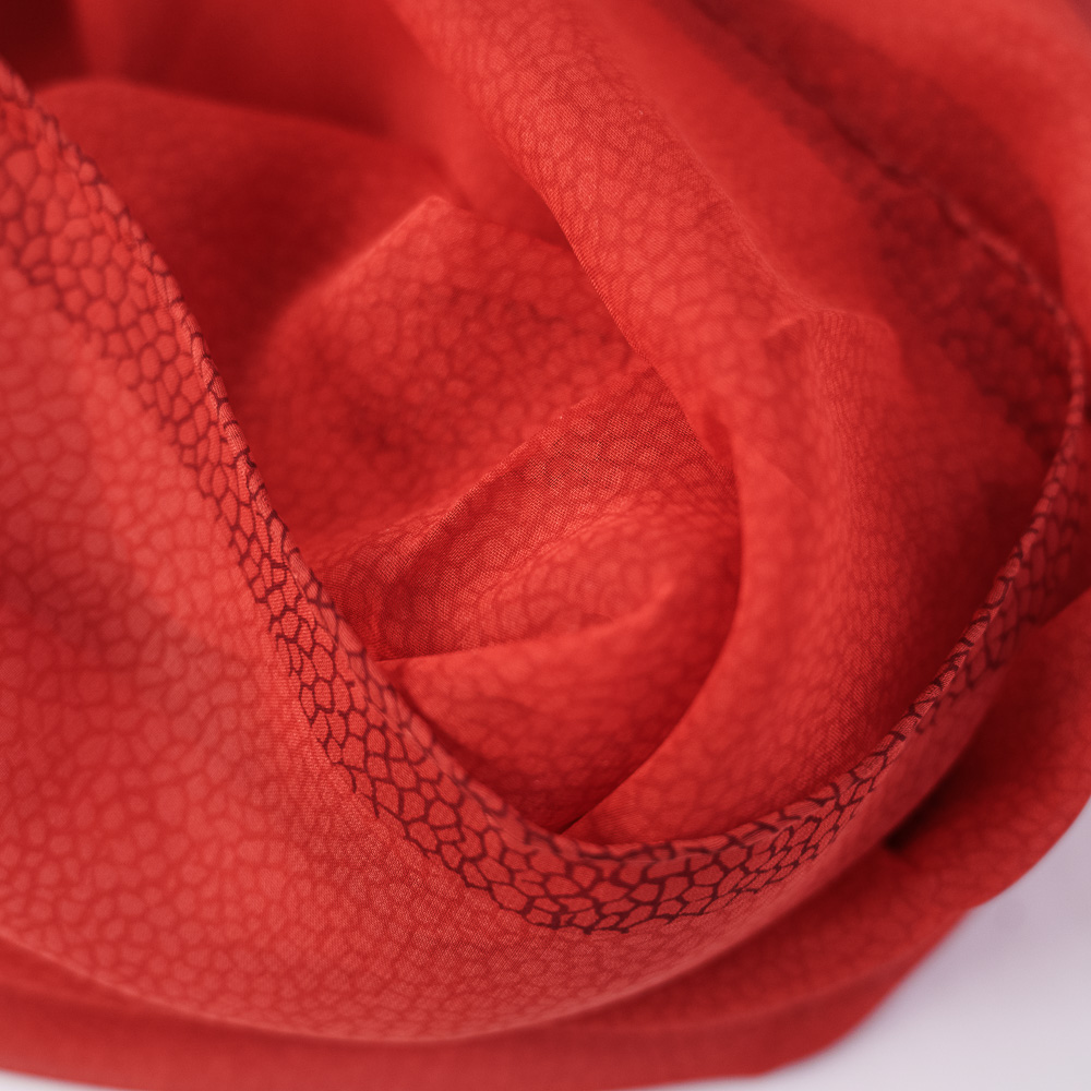 Borbonese sciarpa in pura seta chiffon OP - immagine 3