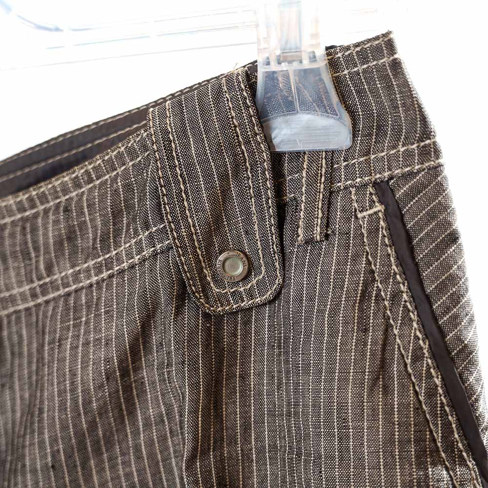 Trussardi Jeans completo in lino con microgessatura a contrasto - immagine 13