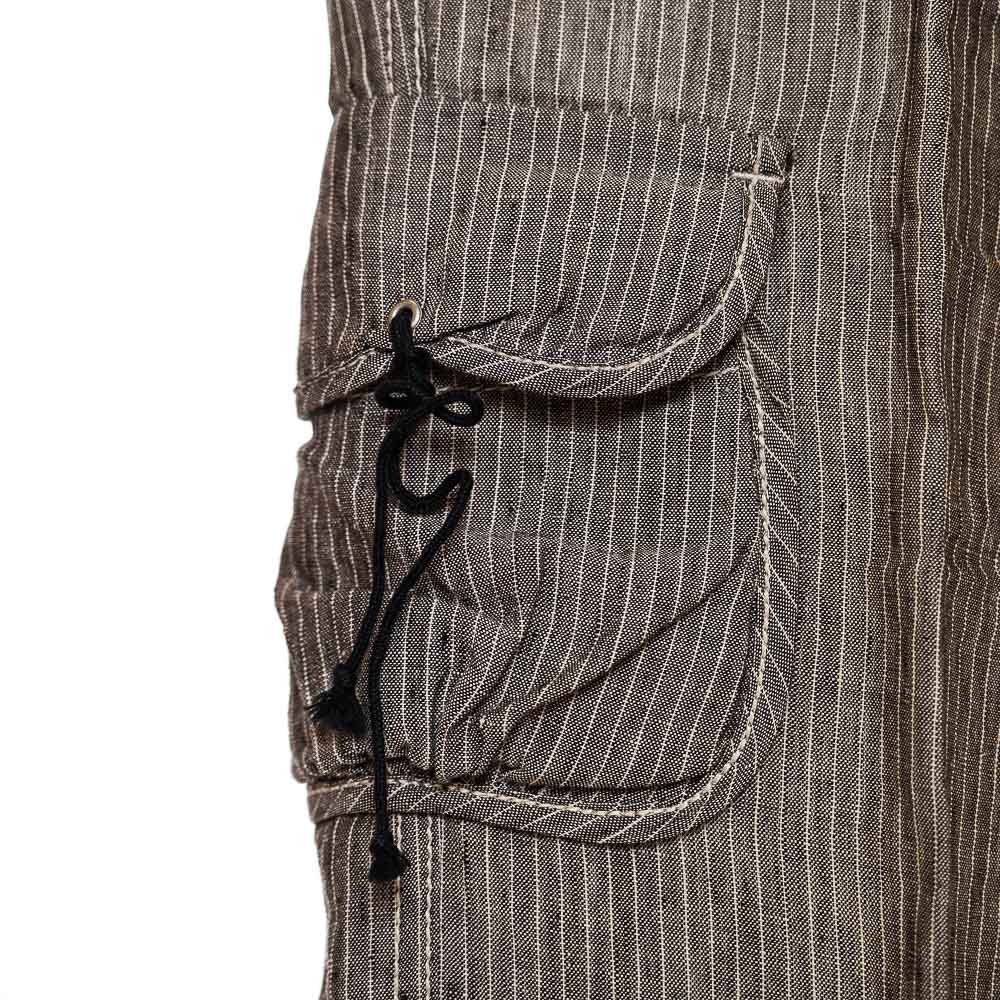 Trussardi Jeans completo in lino con microgessatura a contrasto - immagine 16