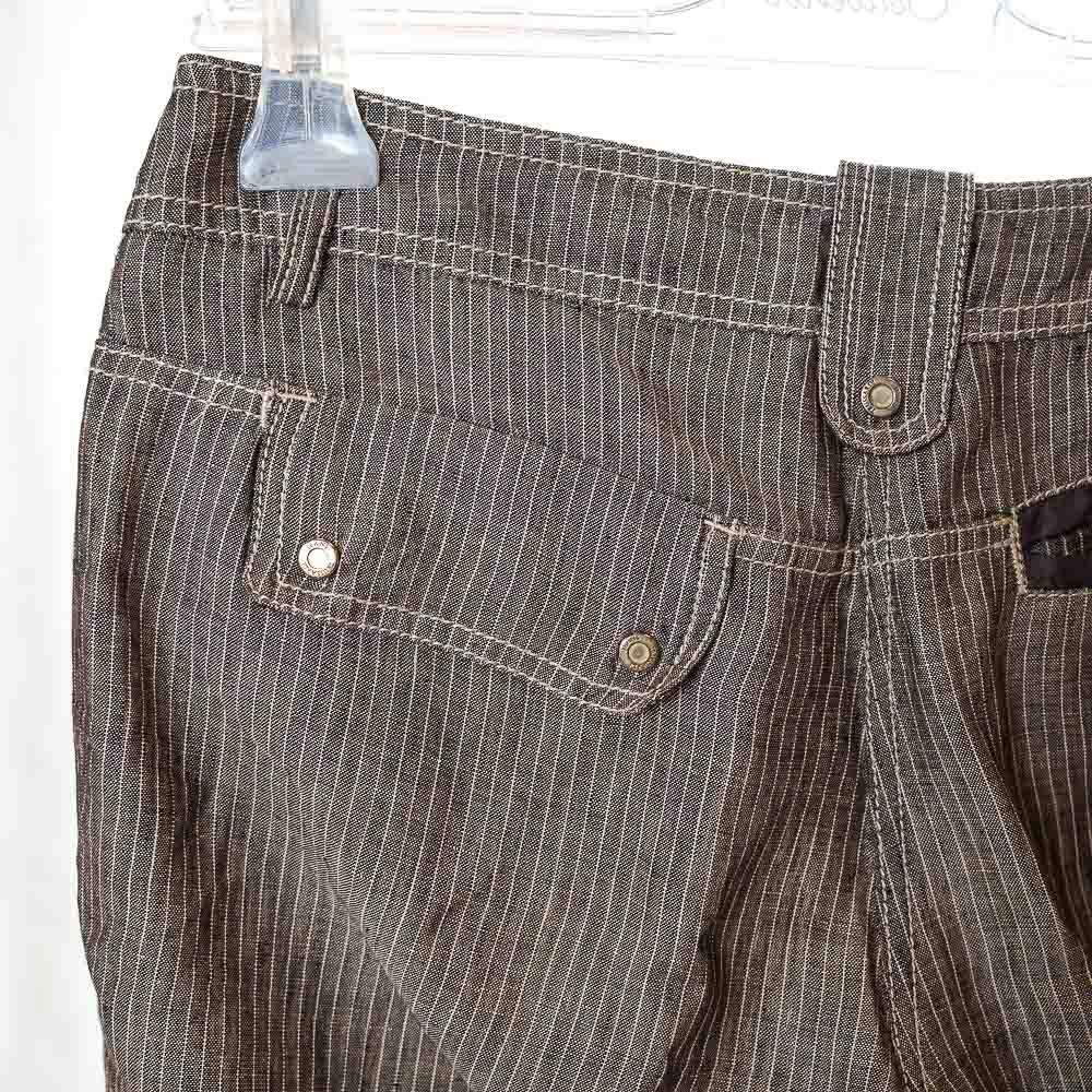 Trussardi Jeans completo in lino con microgessatura a contrasto - immagine 7
