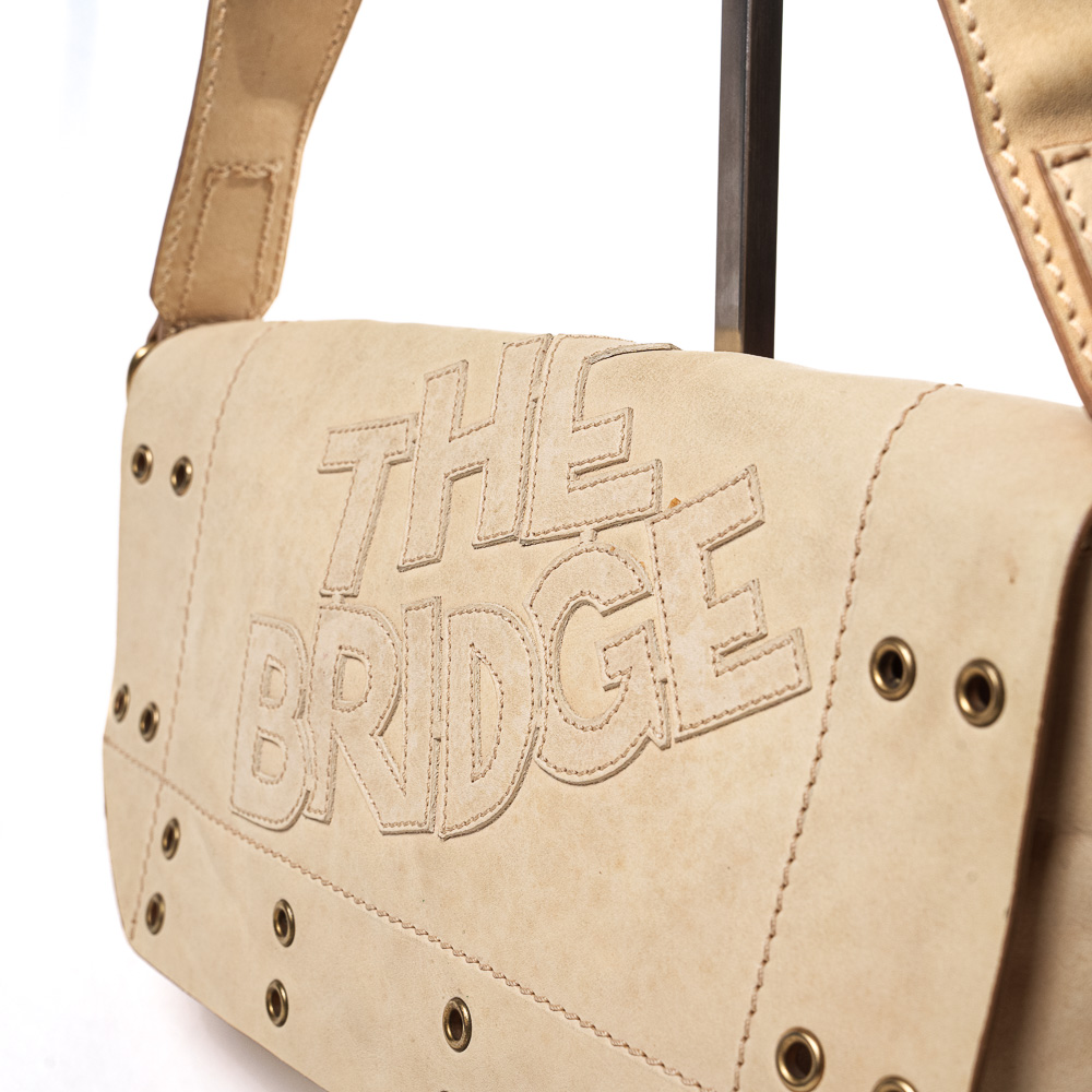 The Bridge borsa in pelle beige sabbia - immagine 2