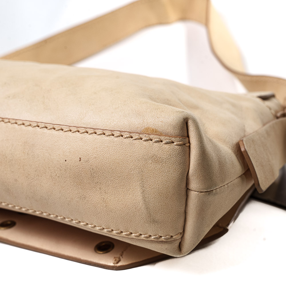 The Bridge borsa in pelle beige sabbia - immagine 4