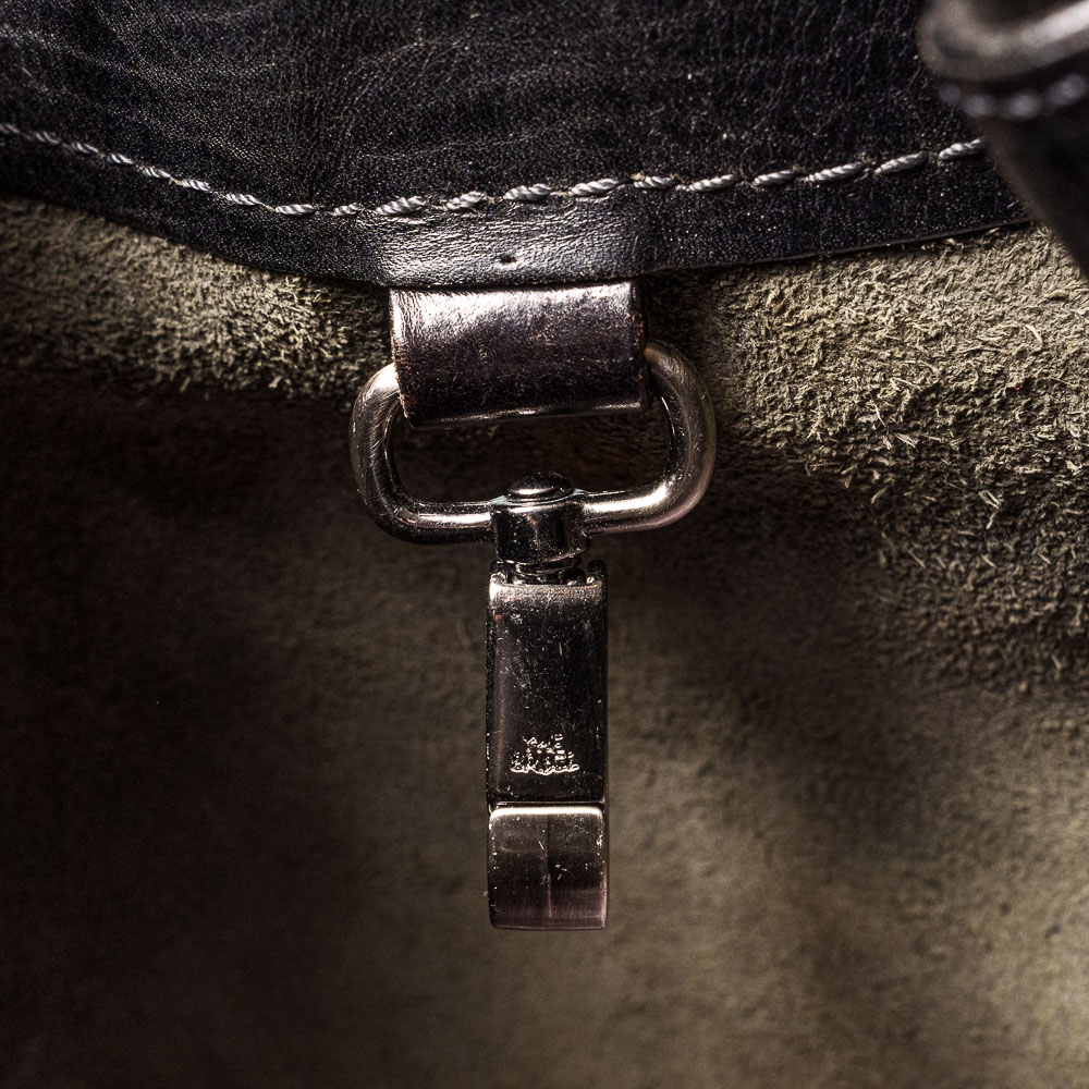 The Bridge borsa a secchiello total black - immagine 5