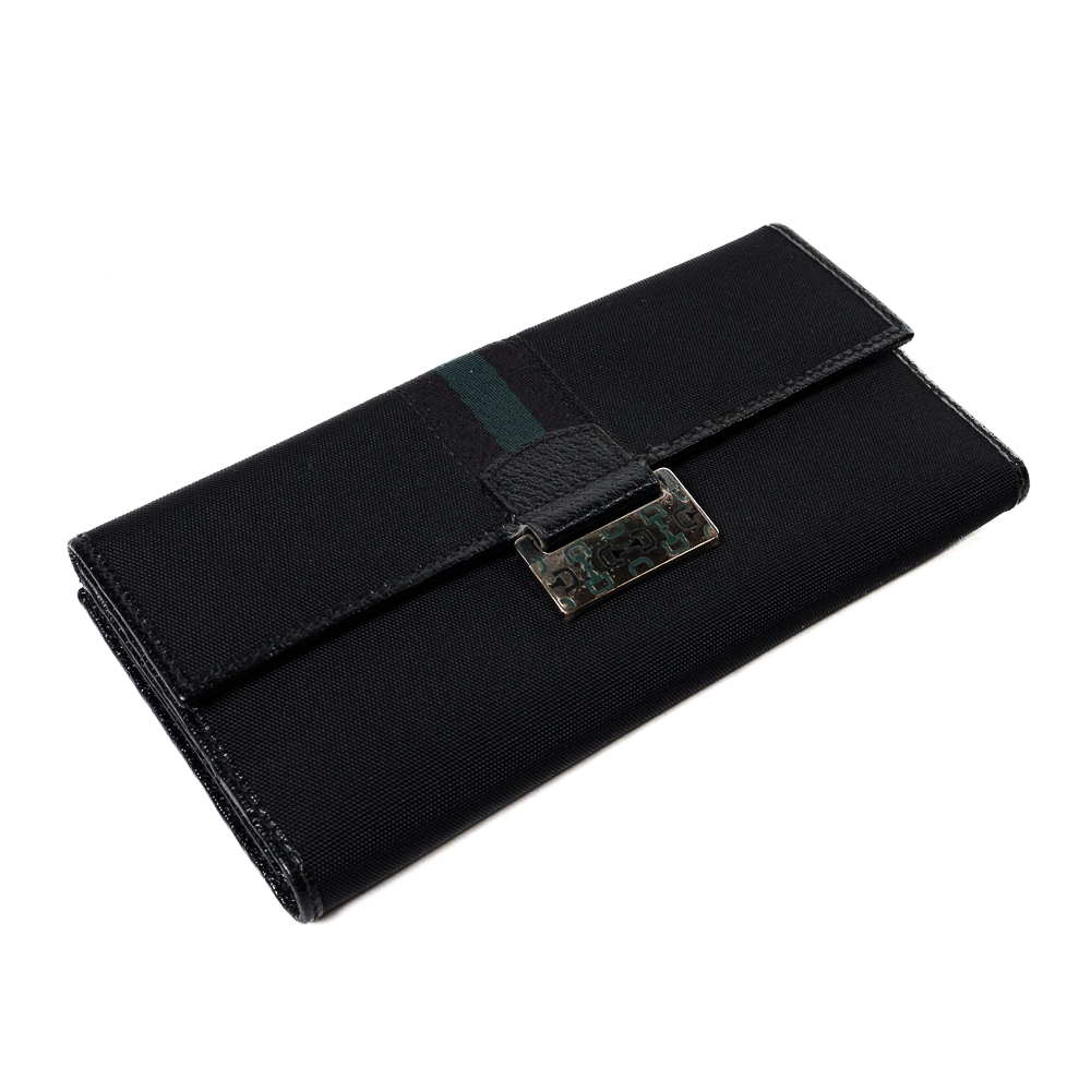 Gucci portafogli continentale modello Horsebit - immagine 5