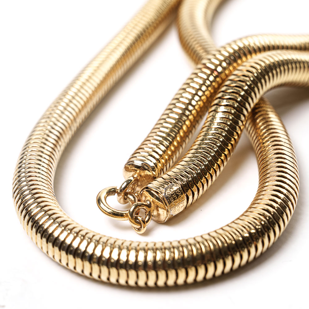 Dior collana girocollo anni '70 a struttura tubolare - immagine 4